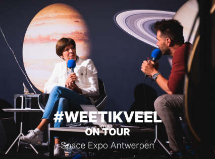 Are we alone in the universe? #weetikveel on tour' at the Space Expo in Antwerp